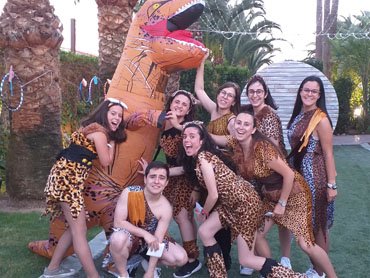 Fiesta de cavernícolas